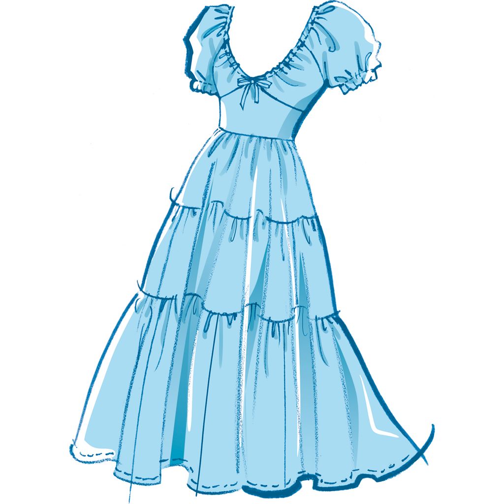 McCall's Pattern M8575 Misses Dress with Sleeve and Length Variations 8575 Image 3 From Patternsandplains.com