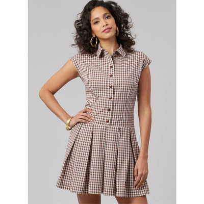 McCall's Pattern M8576 Misses Dress with Sleeve and Length Variations 8576 Image 2 From Patternsandplains.com