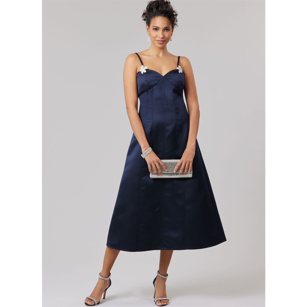 McCall's Pattern M8577 Misses Dress with Sleeve and Length Variations 8577 Image 2 From Patternsandplains.com