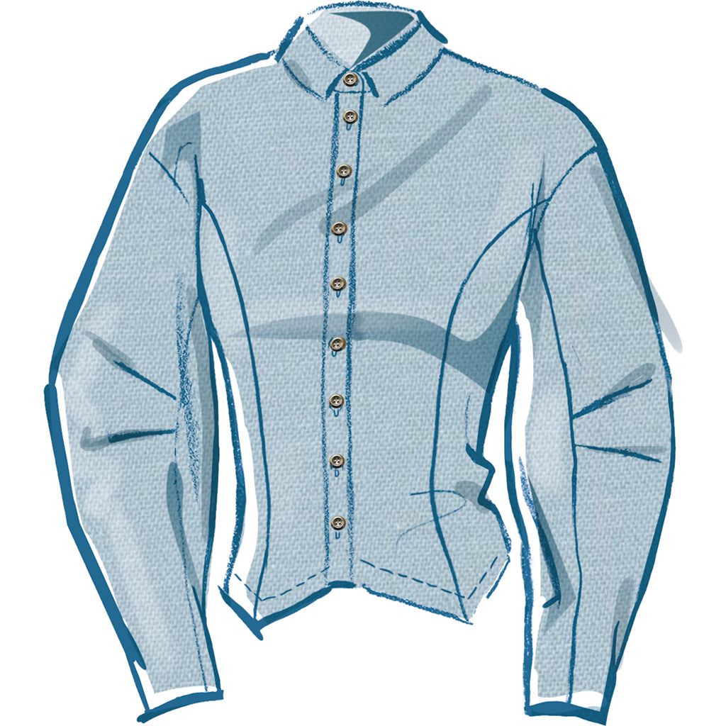 McCall's Pattern M8580 Misses Shirt in Two Lengths 8580 Image 3 From Patternsandplains.com