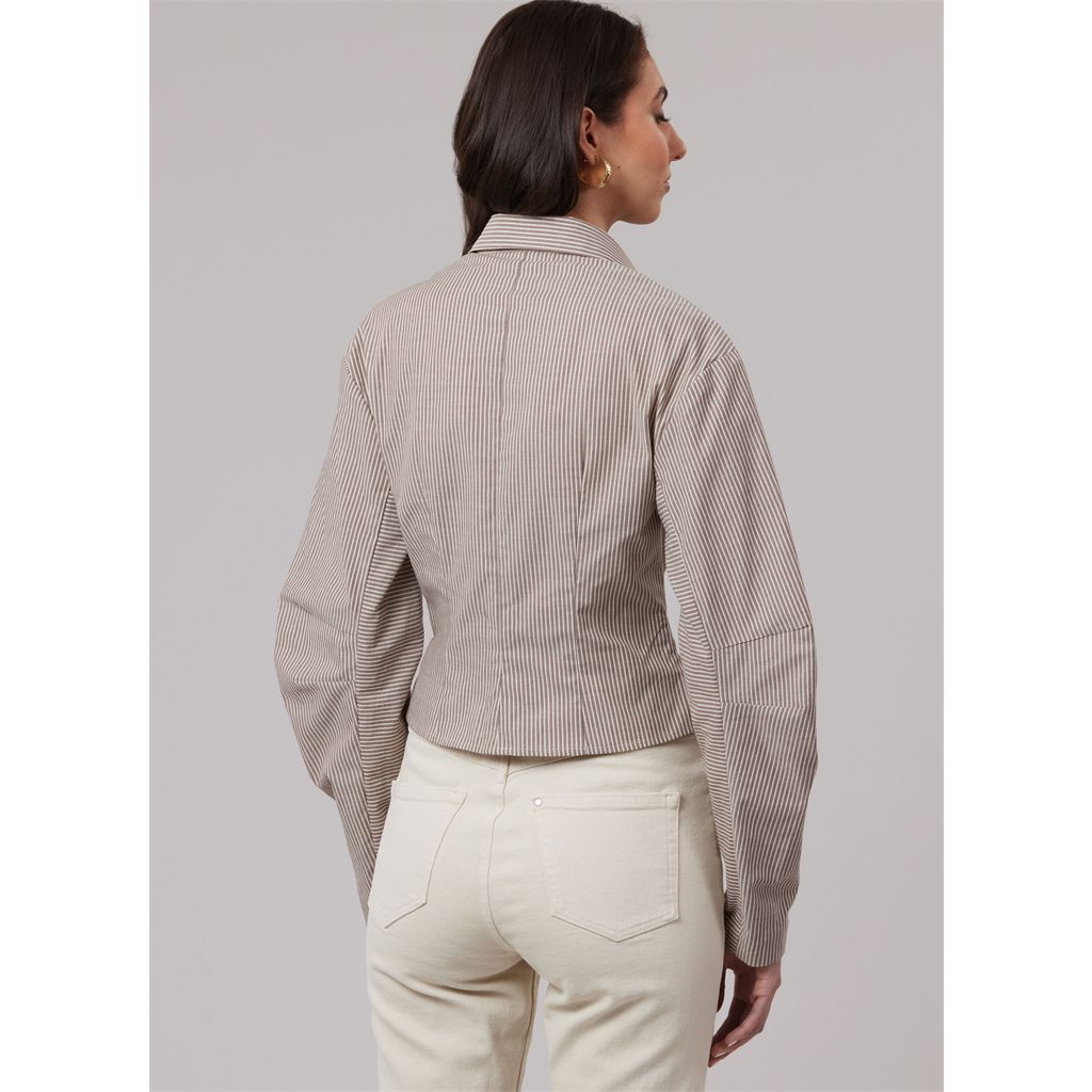 McCall's Pattern M8580 Misses Shirt in Two Lengths 8580 Image 6 From Patternsandplains.com