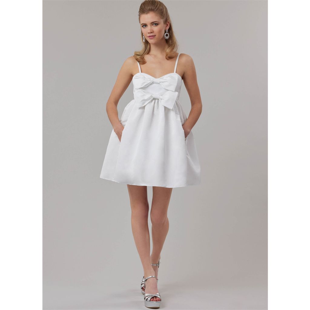 McCall's Pattern M8581 Misses and Womens Dress in Two Lengths 8581 Image 5 From Patternsandplains.com