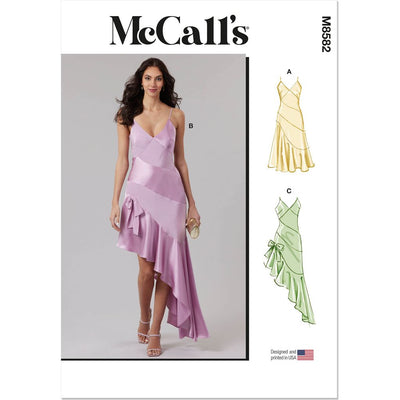 McCall's Pattern M8582 Misses Dress in Two Lengths 8582 Image 1 From Patternsandplains.com