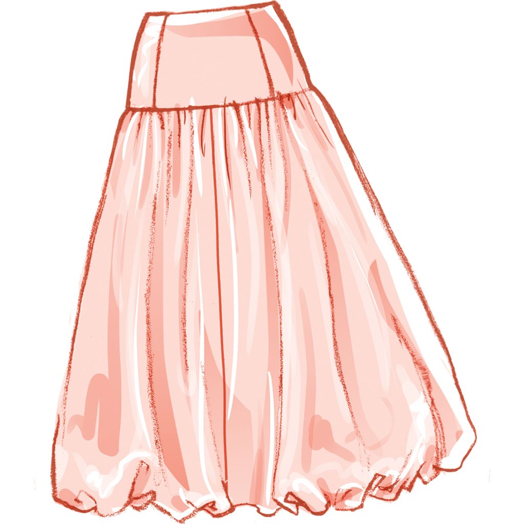 McCall's Pattern M8583 Misses Skirt in Two Lengths 8583 Image 3 From Patternsandplains.com