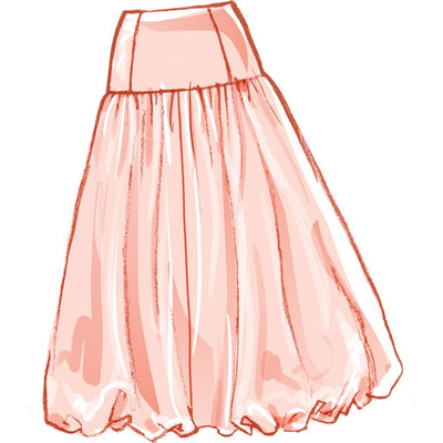McCall's Pattern M8583 Misses Skirt in Two Lengths 8583 Image 3 From Patternsandplains.com