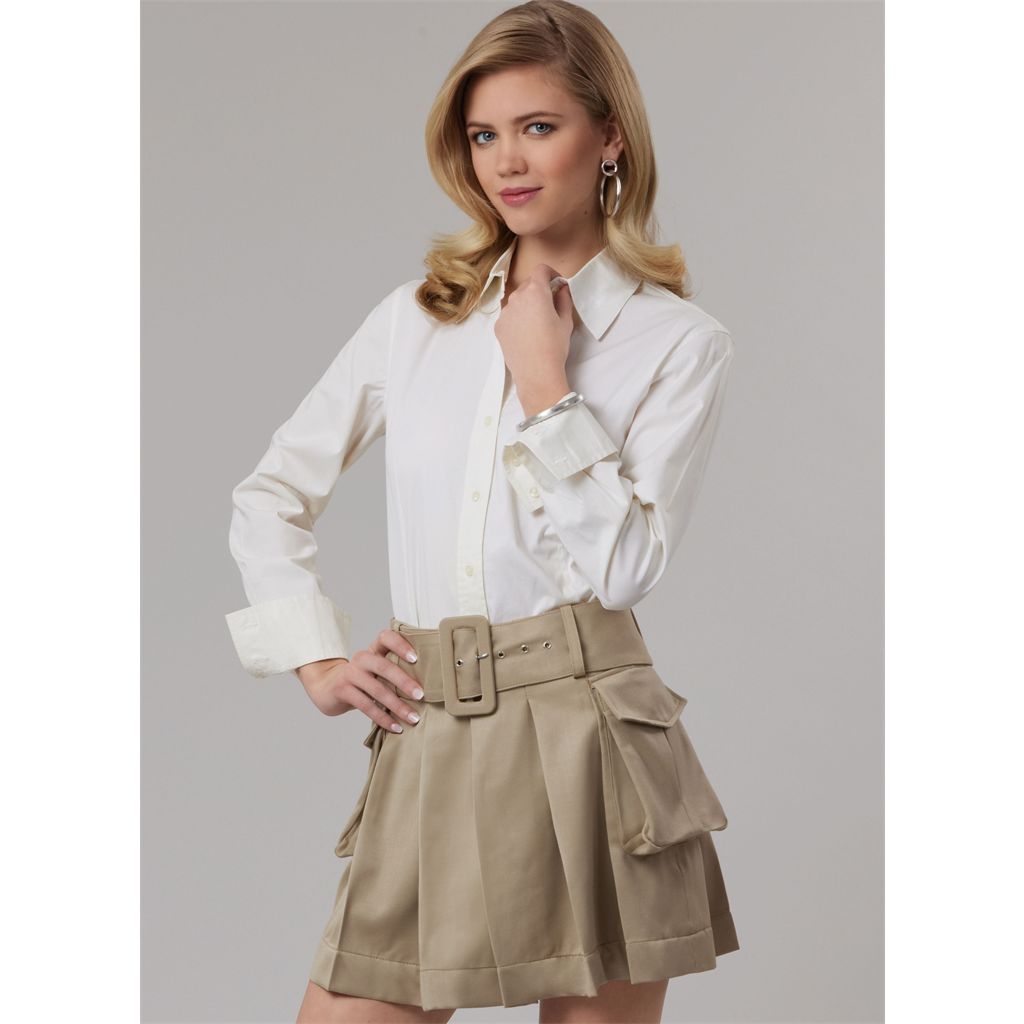 McCall's Pattern M8584 Misses Skirt in two lengths and Belt 8584 Image 2 From Patternsandplains.com