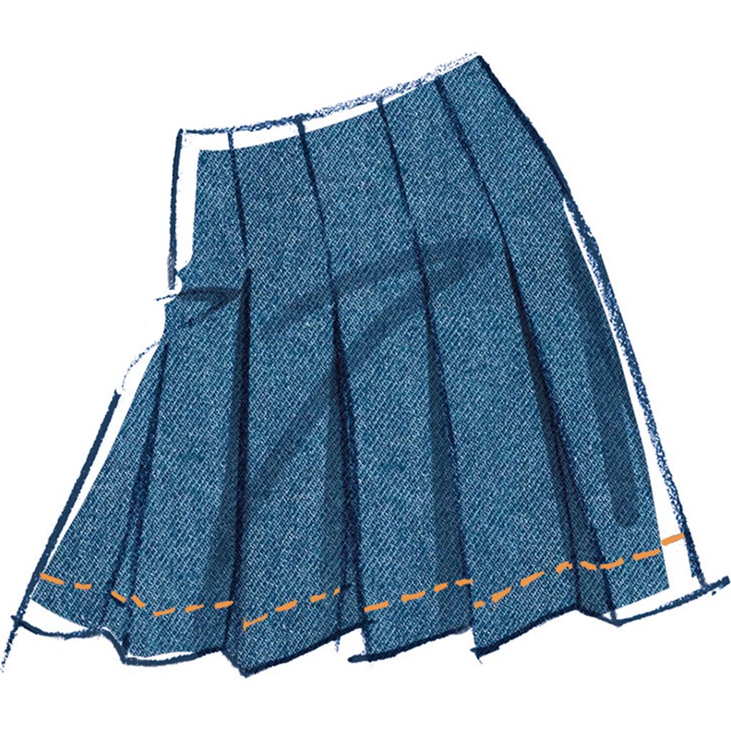 McCall's Pattern M8584 Misses Skirt in two lengths and Belt 8584 Image 3 From Patternsandplains.com