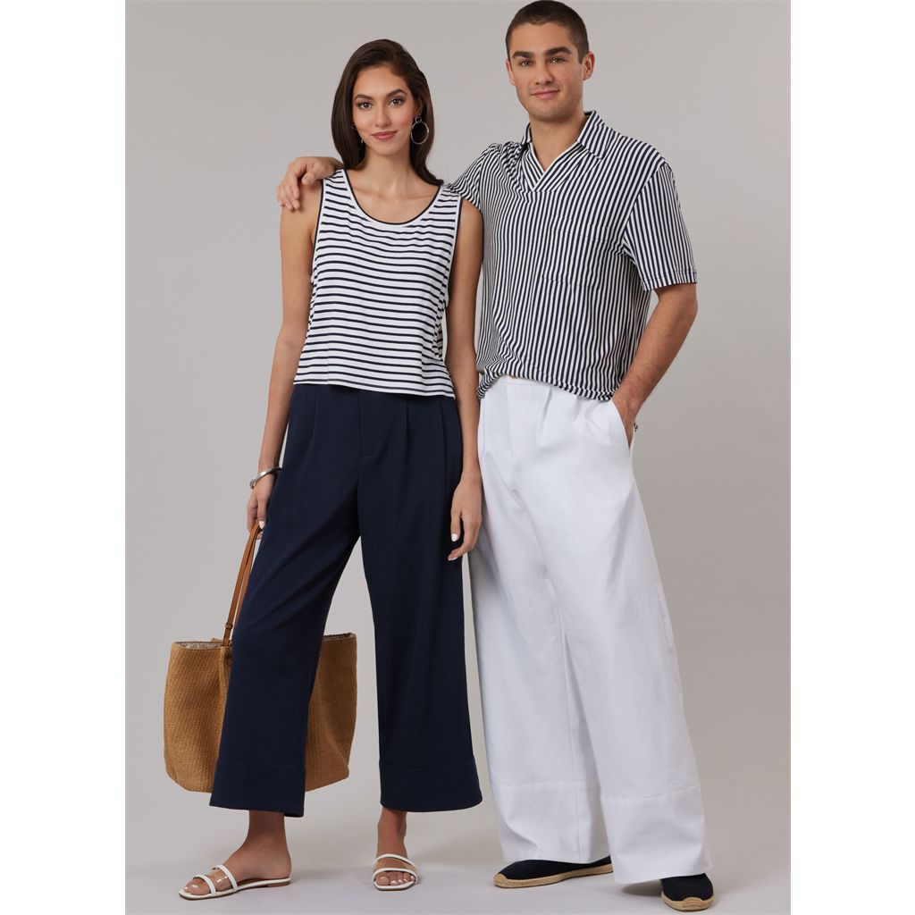 McCall's Pattern M8588 Unisex Pants in Two Lengths 8588 Image 2 From Patternsandplains.com