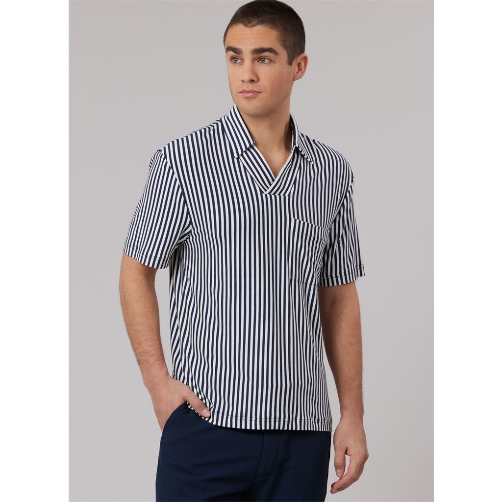 McCall's Pattern M8589 Mens Top with Sleeve Variations 8589 Image 2 From Patternsandplains.com