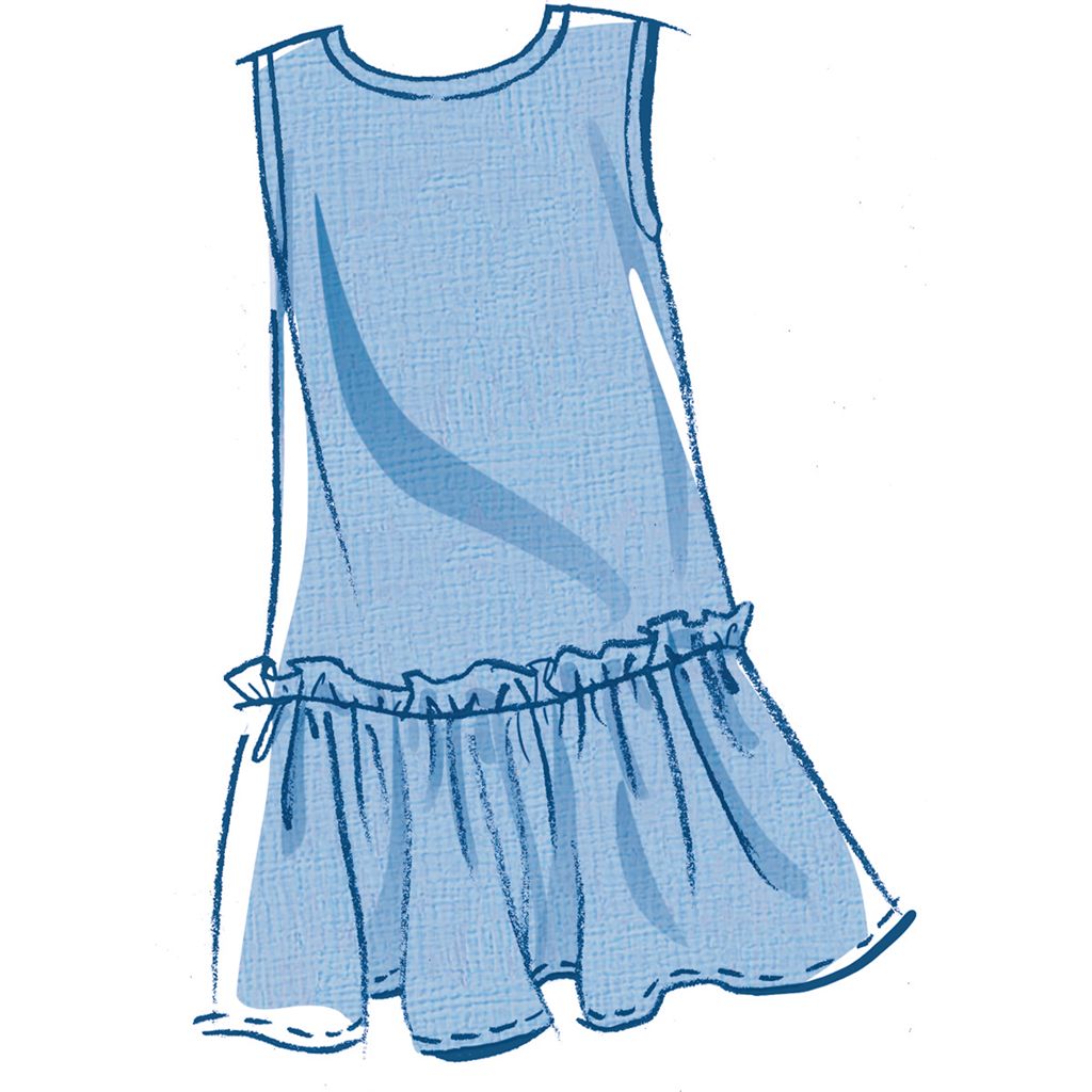 McCall's Pattern M8593 Girls Dress and Top 8593 Image 3 From Patternsandplains.com