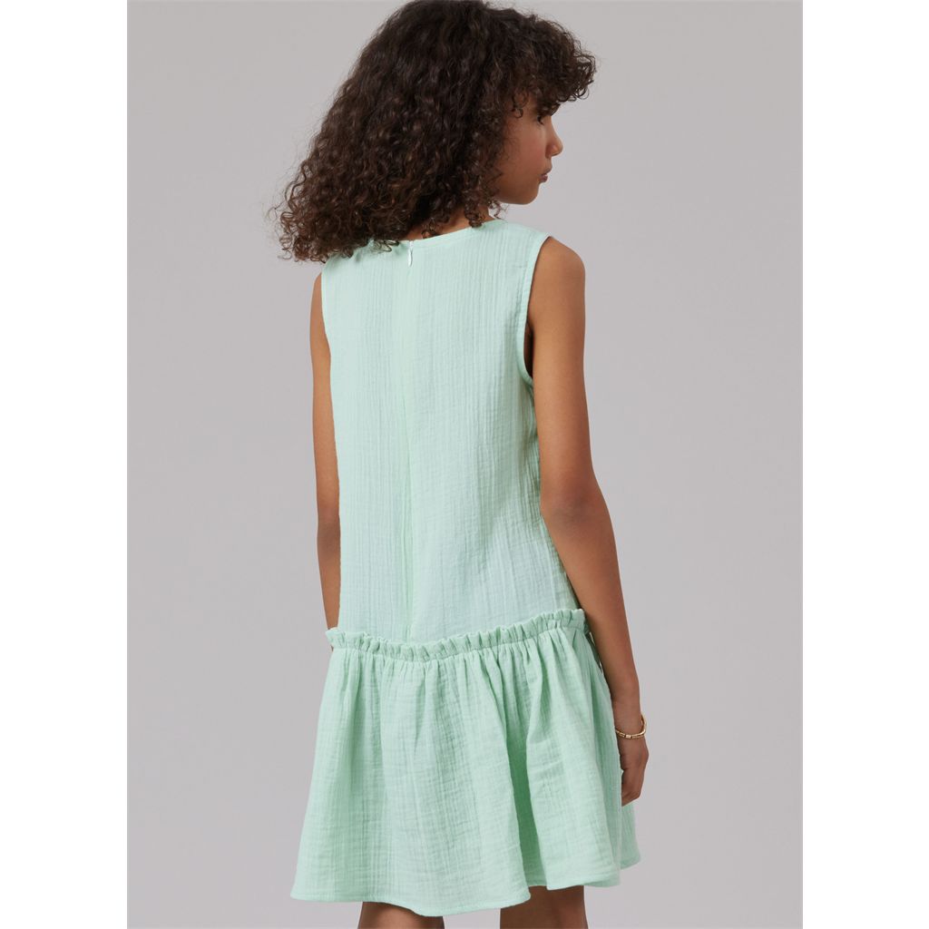 McCall's Pattern M8593 Girls Dress and Top 8593 Image 7 From Patternsandplains.com