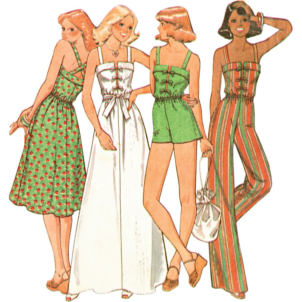 McCall's Pattern M8596 Misses Dresses or Jumper and Jumpsuit 8596 Image 2 From Patternsandplains.com