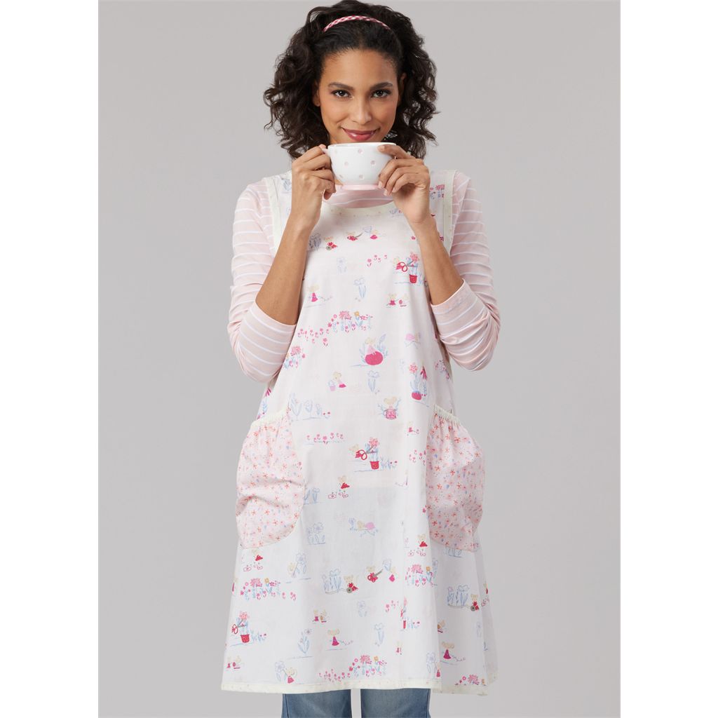 McCall's Pattern M8598 Misses Aprons 8598 Image 2 From Patternsandplains.com