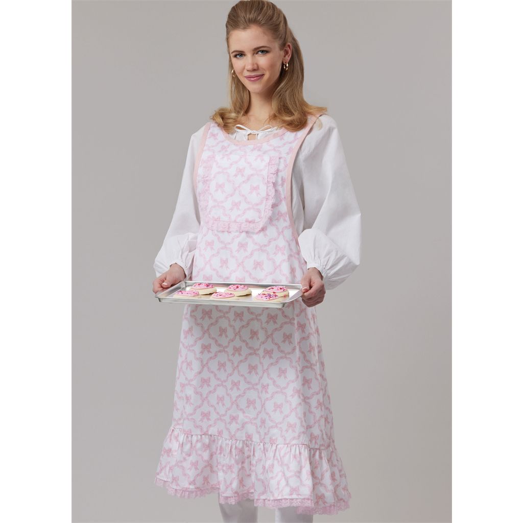 McCall's Pattern M8598 Misses Aprons 8598 Image 5 From Patternsandplains.com