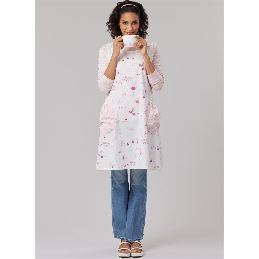 McCall's Pattern M8598 Misses Aprons 8598 Image 6 From Patternsandplains.com