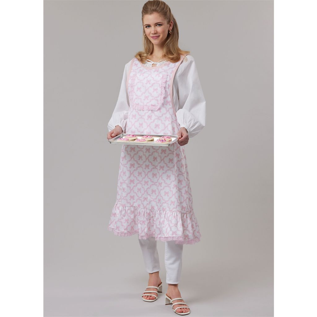 McCall's Pattern M8598 Misses Aprons 8598 Image 8 From Patternsandplains.com