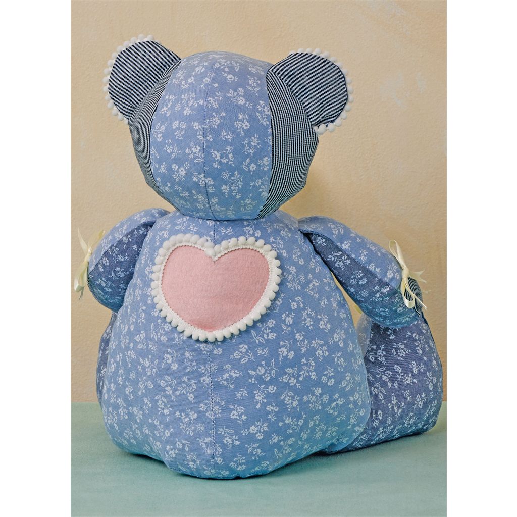 McCall's Pattern M8599 Patchwork Plush Bears 8599 Image 4 From Patternsandplains.com