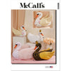 McCall's Pattern M8600 Plush Swans in Two Sizes 8600 Image 1 From Patternsandplains.com