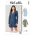 McCall's Pattern M8601 Misses Fitted Button Front Mini Dress 8601 Image 1 From Patternsandplains.com