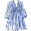 McCall's Pattern M8602 Misses Babydoll Dress with Sleeve Variations 8602 Image 3 From Patternsandplains.com