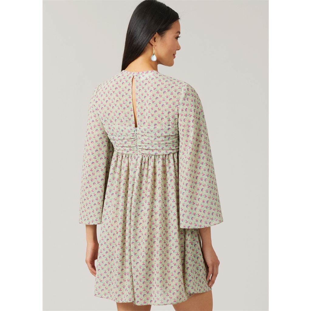 McCall's Pattern M8602 Misses Babydoll Dress with Sleeve Variations 8602 Image 6 From Patternsandplains.com