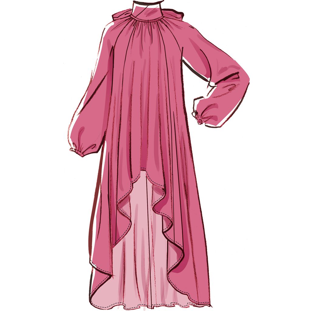 McCall's Pattern M8603 Misses Dress with Hemline Variations 8603 Image 3 From Patternsandplains.com