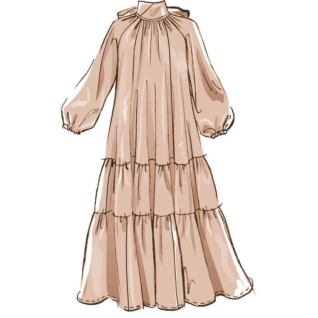 McCall's Pattern M8603 Misses Dress with Hemline Variations 8603 Image 4 From Patternsandplains.com