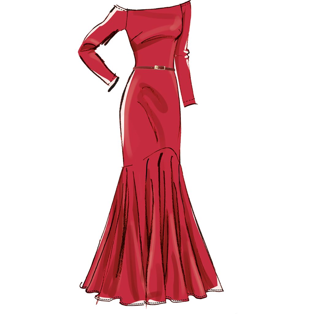 McCall's Pattern M8605 Misses Dresses with Petite Lines 8605 Image 4 From Patternsandplains.com