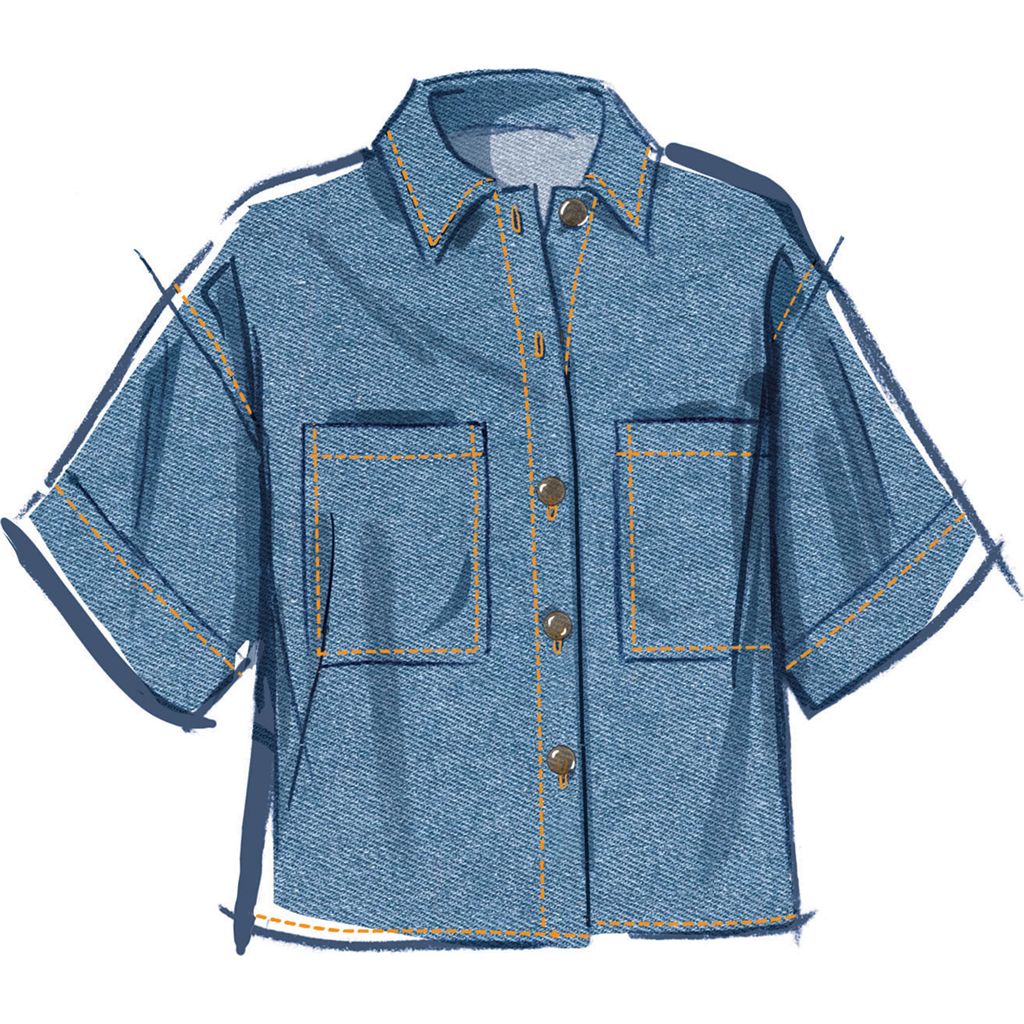 McCall's Pattern M8606 Misses Shirt with Sleeve and Hemline Variations 8606 Image 3 From Patternsandplains.com