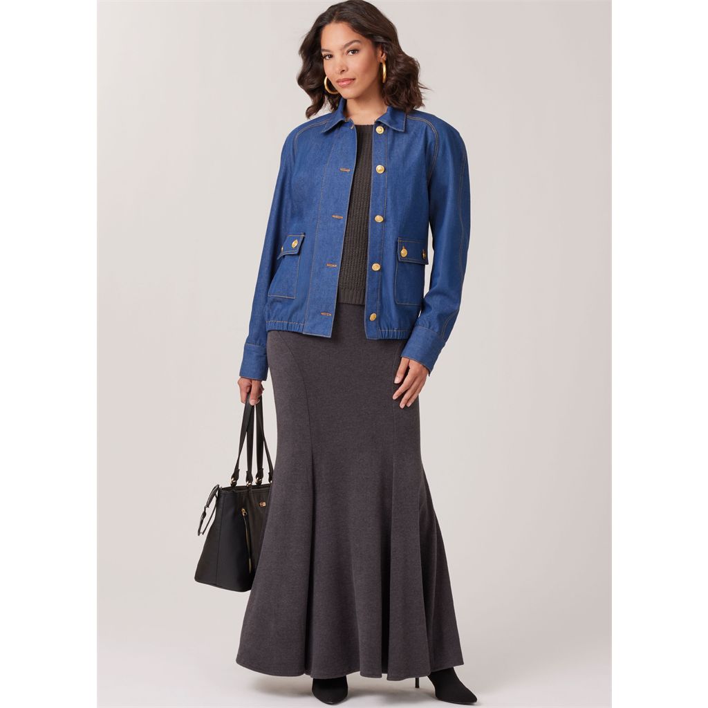 McCall's Pattern M8607 Misses Blouson Jackets 8607 Image 5 From Patternsandplains.com