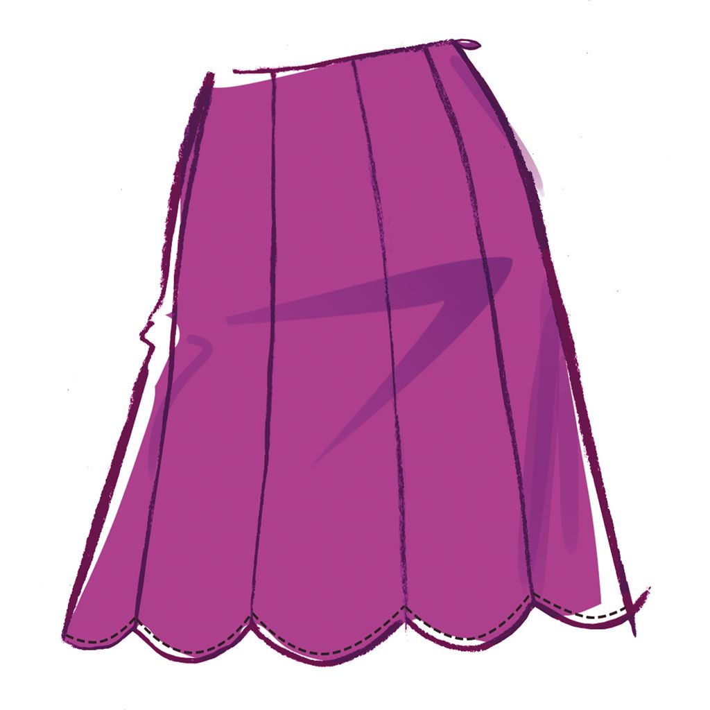 McCall's Pattern M8610 Misses Fitted Knit Top and Skirt 8610 Image 4 From Patternsandplains.com