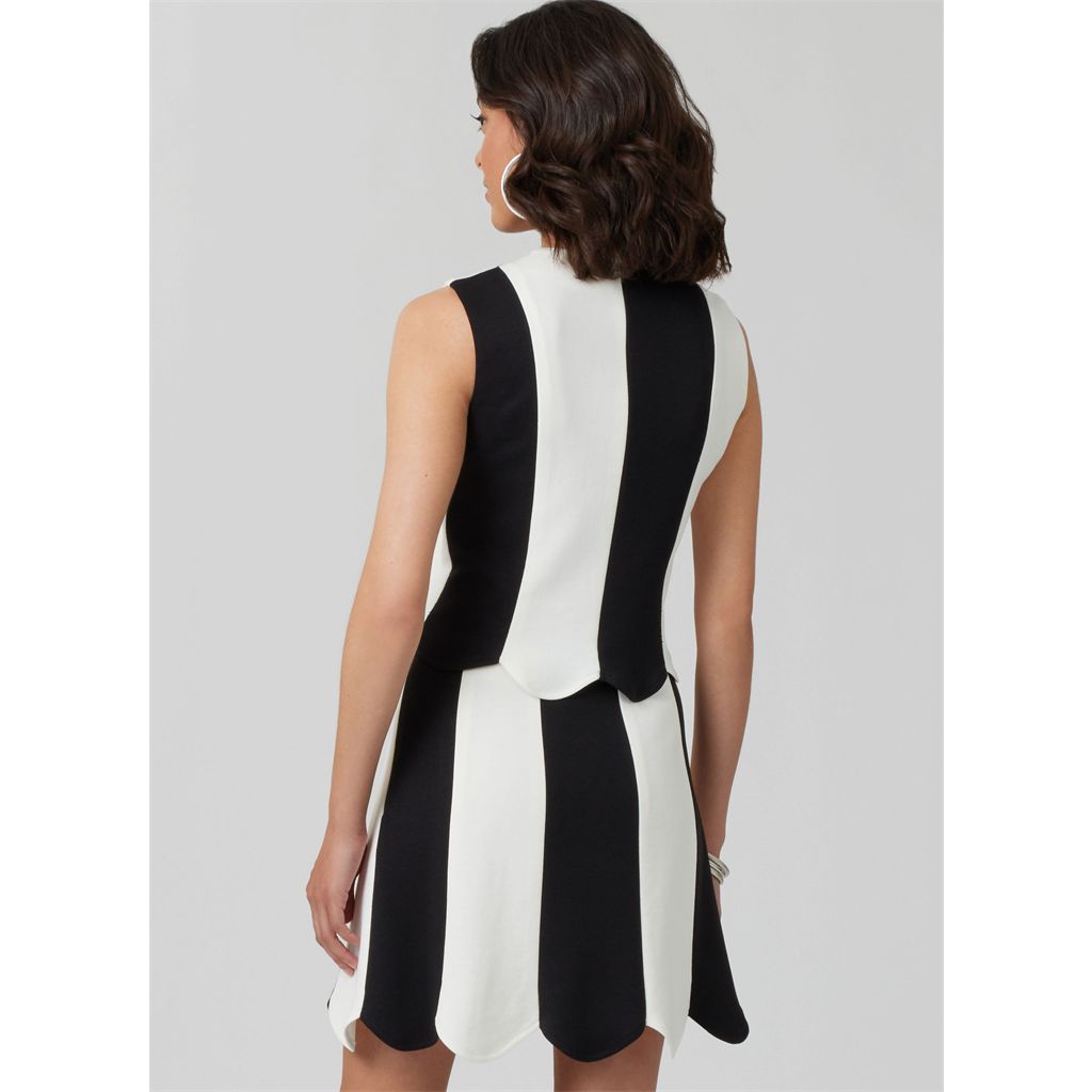 McCall's Pattern M8610 Misses Fitted Knit Top and Skirt 8610 Image 6 From Patternsandplains.com