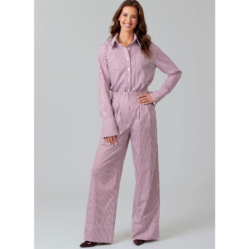 McCall's Pattern M8611 Misses and Womens Shirt Shorts and Pants 8611 Image 8 From Patternsandplains.com