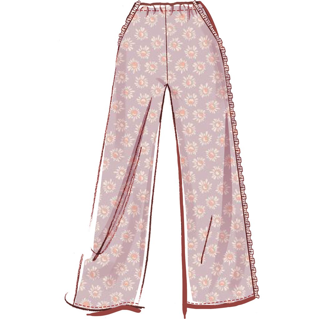 McCall's Pattern M8612 Misses and Womens Pyjamas 8612 Image 7 From Patternsandplains.com