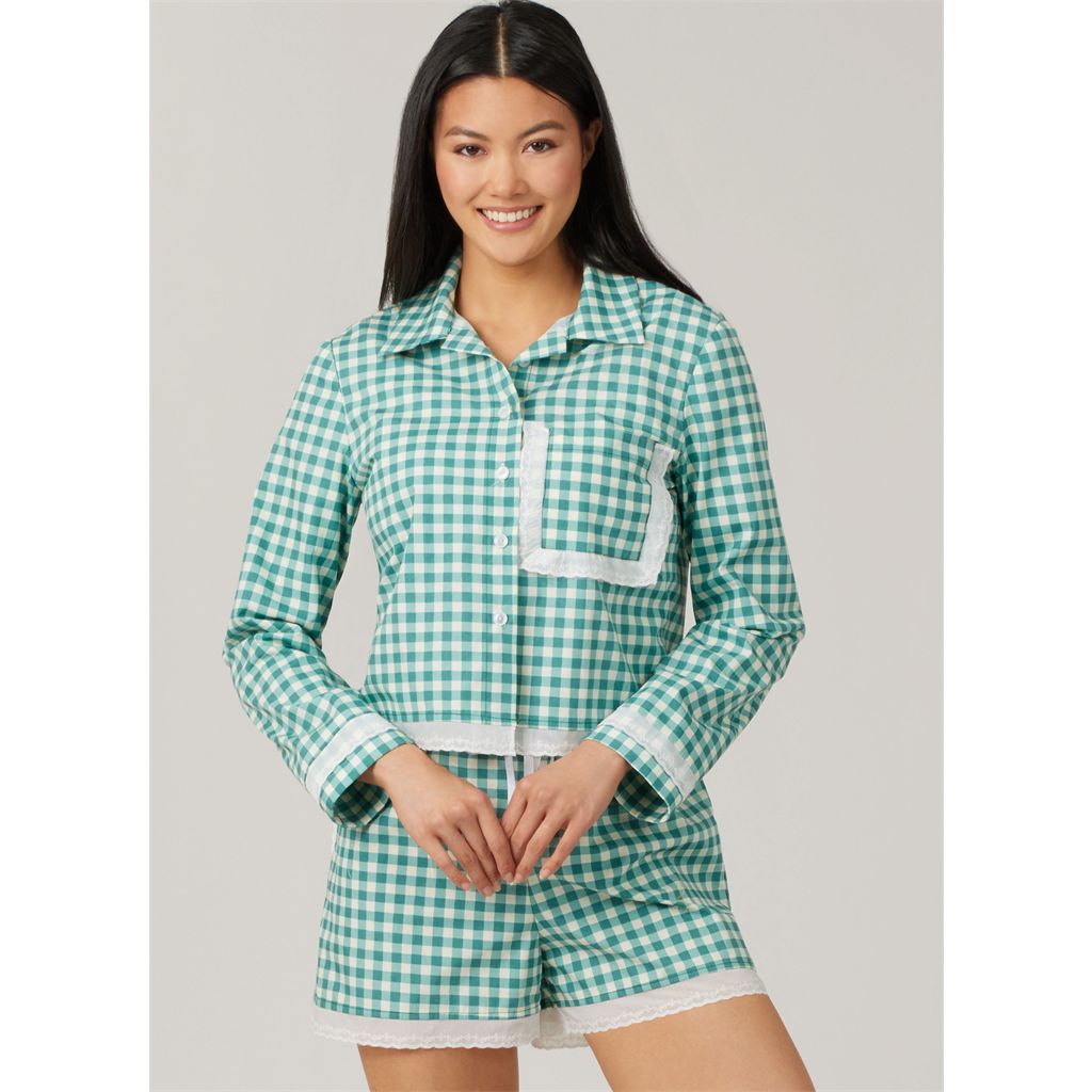 McCall's Pattern M8613 Misses Bralette Shirt and Shorts 8613 Image 3 From Patternsandplains.com