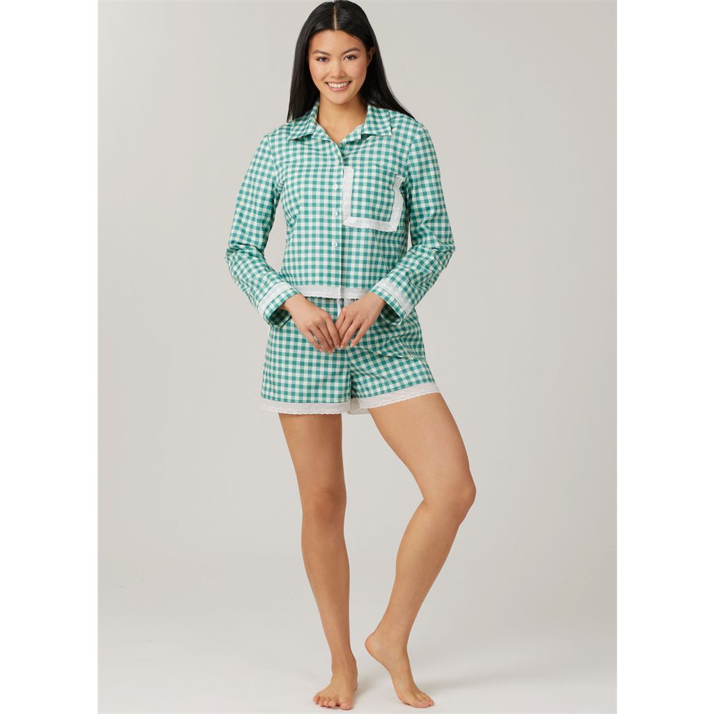 McCall's Pattern M8613 Misses Bralette Shirt and Shorts 8613 Image 8 From Patternsandplains.com