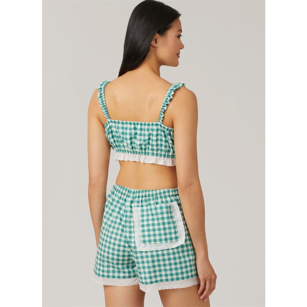 McCall's Pattern M8613 Misses Bralette Shirt and Shorts 8613 Image 9 From Patternsandplains.com