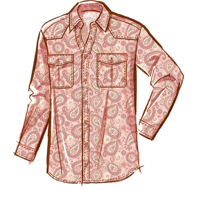 McCall's Pattern M8615 Unisex Shirts 8615 Image 3 From Patternsandplains.com