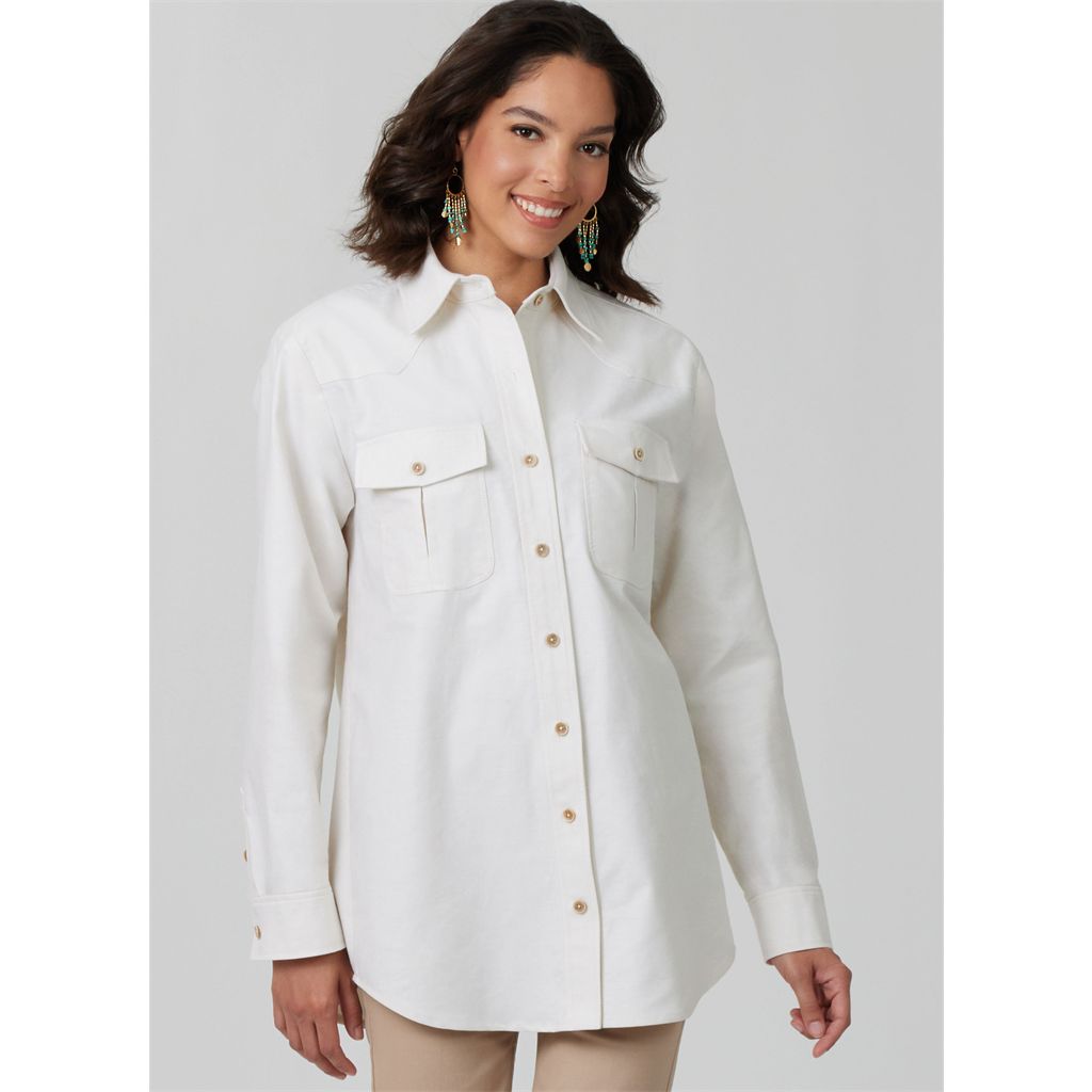 McCall's Pattern M8615 Unisex Shirts 8615 Image 5 From Patternsandplains.com