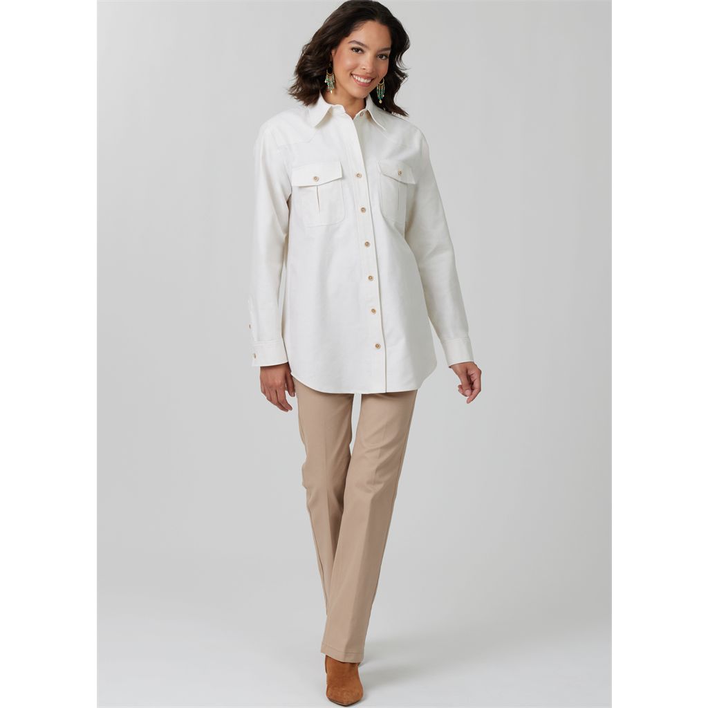 McCall's Pattern M8615 Unisex Shirts 8615 Image 7 From Patternsandplains.com