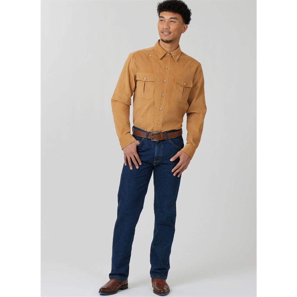 McCall's Pattern M8615 Unisex Shirts 8615 Image 8 From Patternsandplains.com