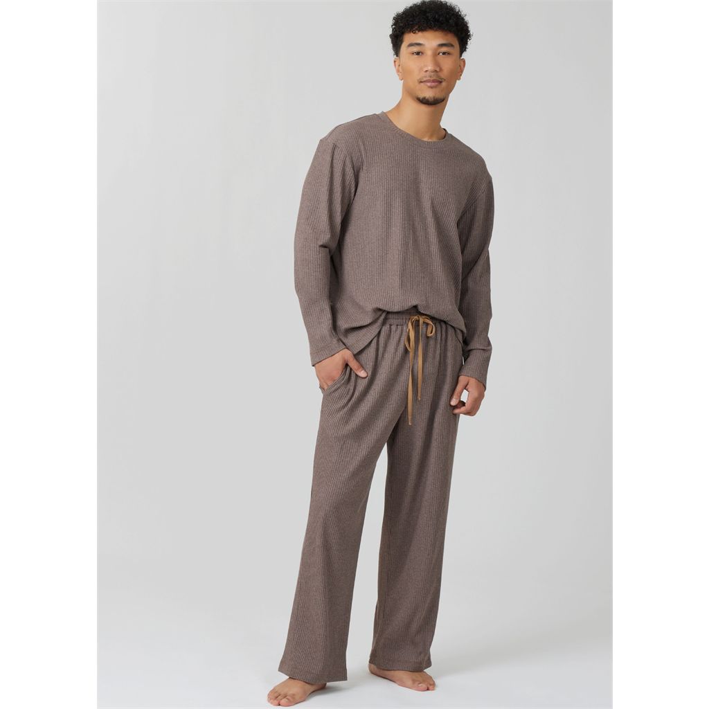 McCall's Pattern M8616 Mens Knit Pajamas 8616 Image 4 From Patternsandplains.com