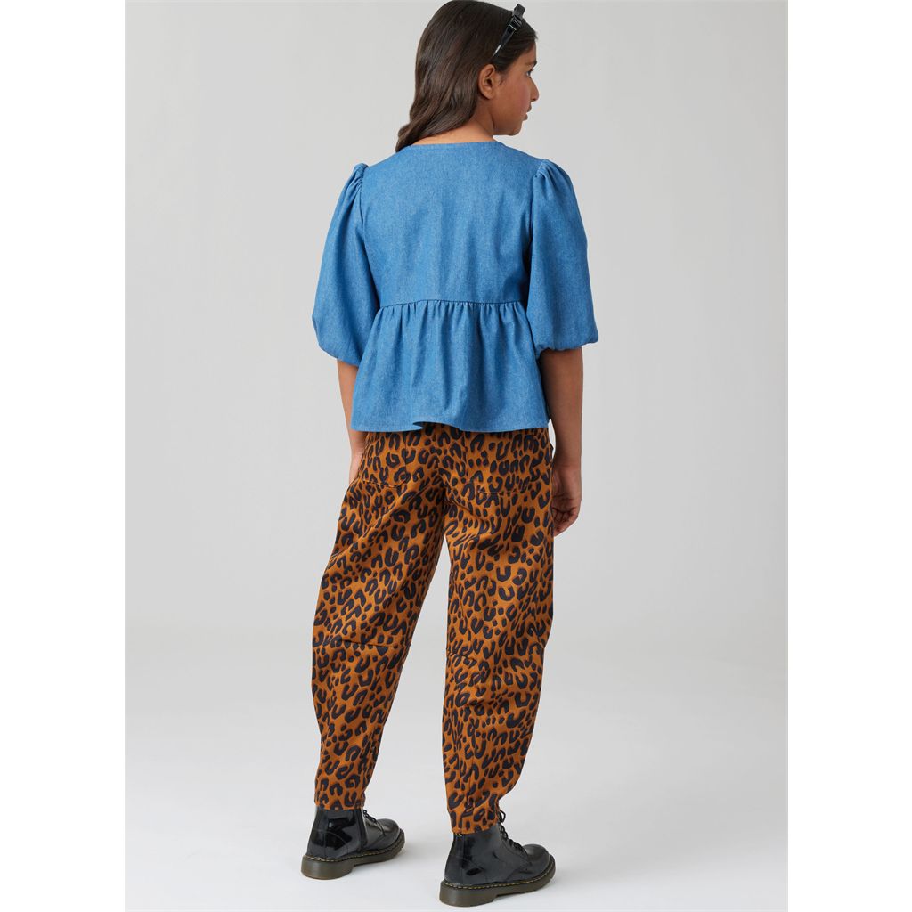 McCall's Pattern M8618 Childrens and Girls Top Dress and Pants 8618 Image 12 From Patternsandplains.com