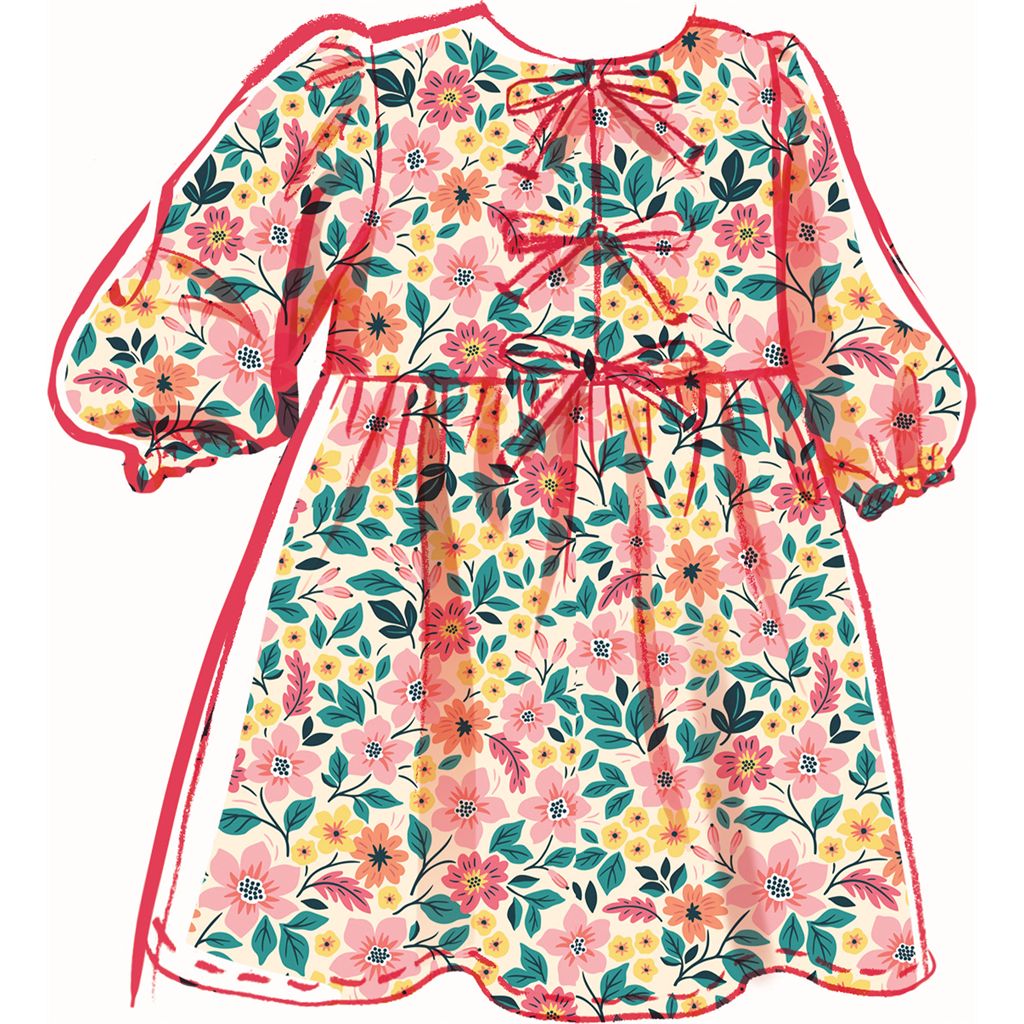 McCall's Pattern M8618 Childrens and Girls Top Dress and Pants 8618 Image 4 From Patternsandplains.com