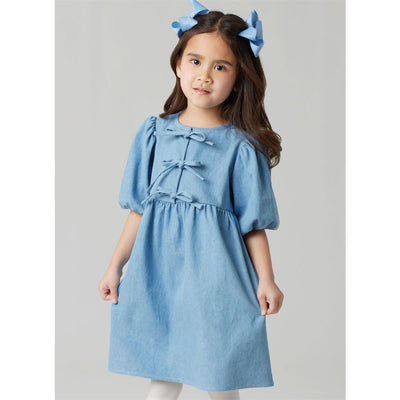 McCall's Pattern M8618 Childrens and Girls Top Dress and Pants 8618 Image 7 From Patternsandplains.com