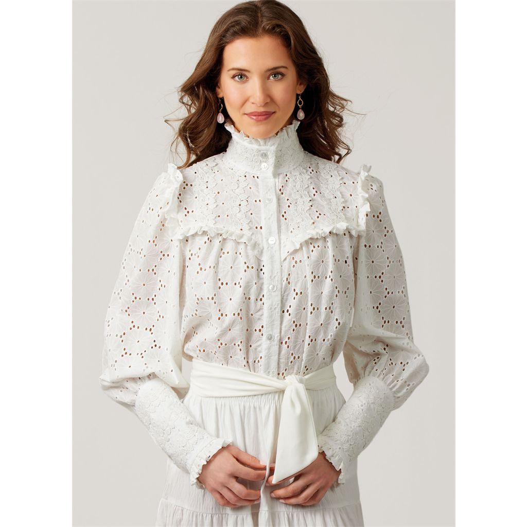 McCall's Pattern M8620 Misses Blouses by Laura Ashley 8620 Image 2 From Patternsandplains.com