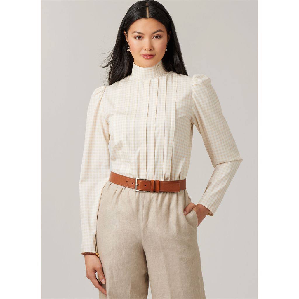 McCall's Pattern M8620 Misses Blouses by Laura Ashley 8620 Image 3 From Patternsandplains.com