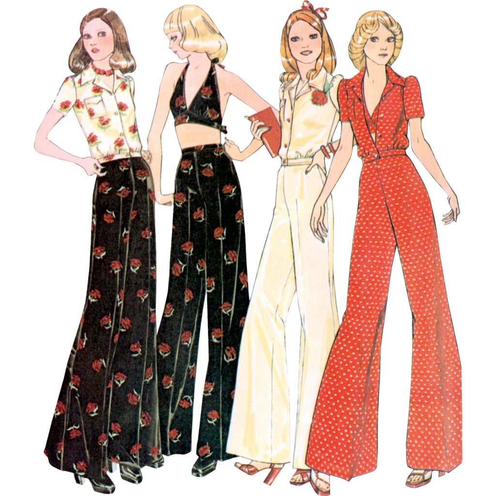 McCall's Pattern M8622 Misses Blouse Halter and Pants 8622 Image 2 From Patternsandplains.com