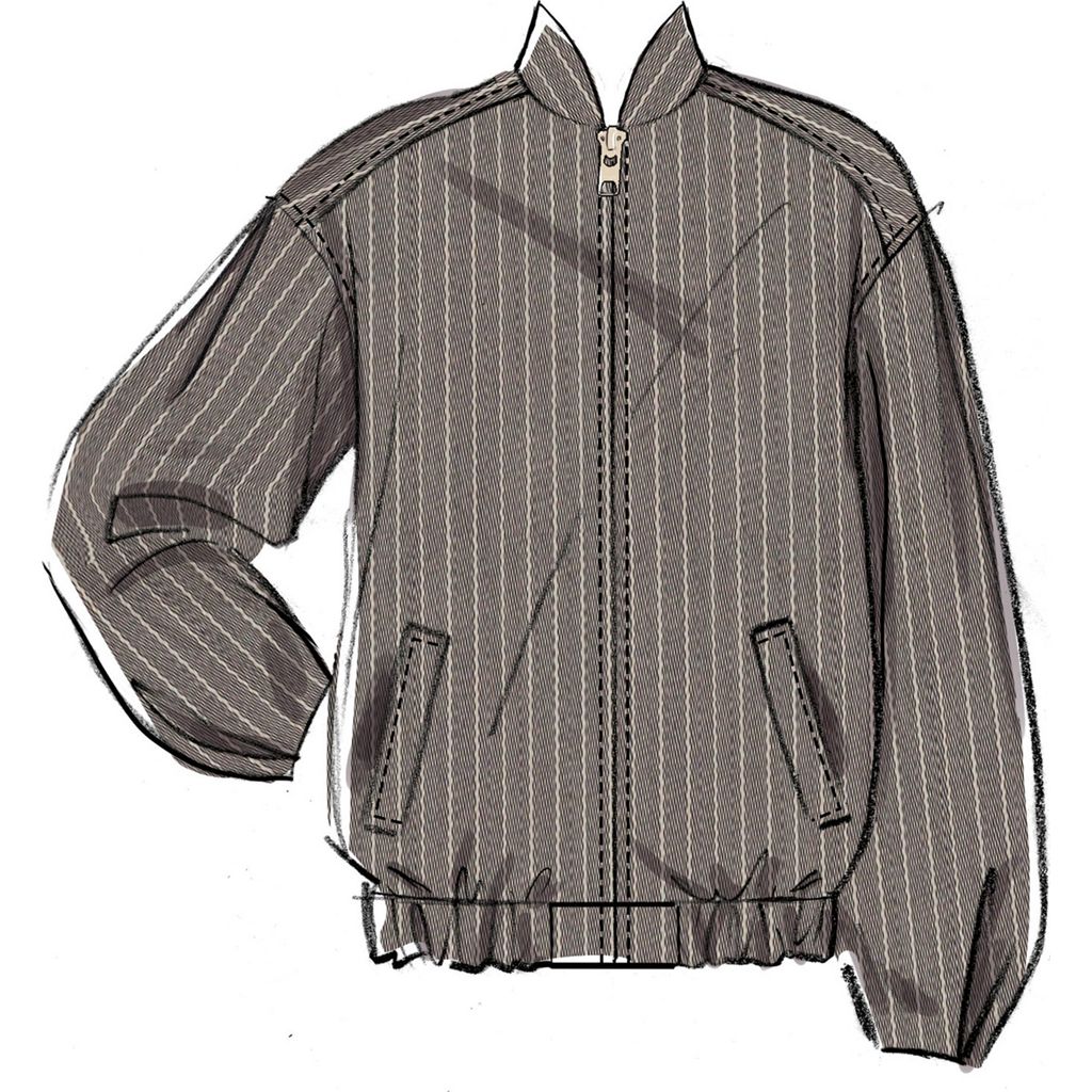 McCall's Pattern M8629 Misses Blouson Jacket with Neckline Variations 8629 Image 4 From Patternsandplains.com