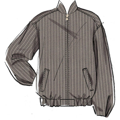 McCall's Pattern M8629 Misses Blouson Jacket with Neckline Variations 8629 Image 4 From Patternsandplains.com